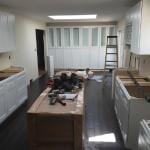 view of the kitchen during remodeling work